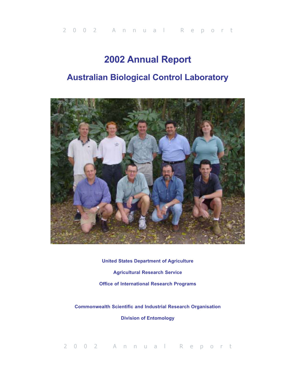 2002 Annual Report. Australian