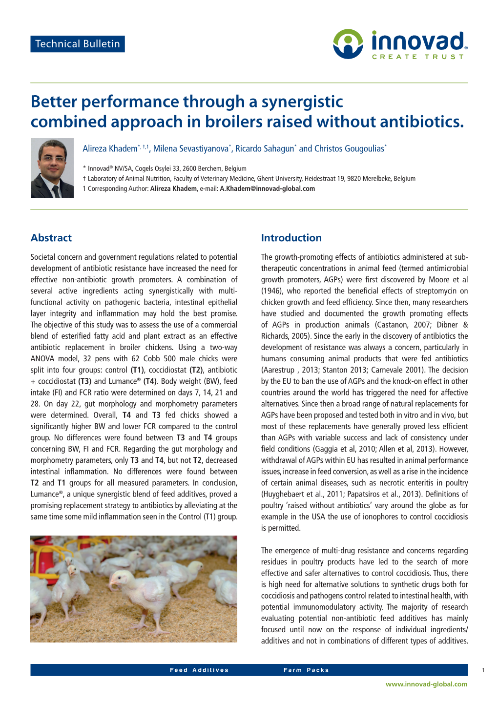 Better Performance Through a Synergistic Combined Approach in Broilers Raised Without Antibiotics