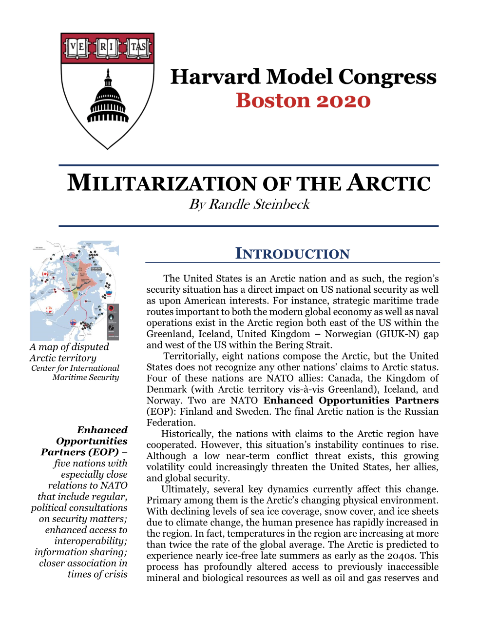 MILITARIZATION of the ARCTIC by Randle Steinbeck