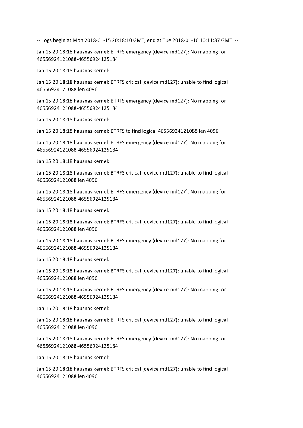 Logs Begin at Mon 2018.Pdf