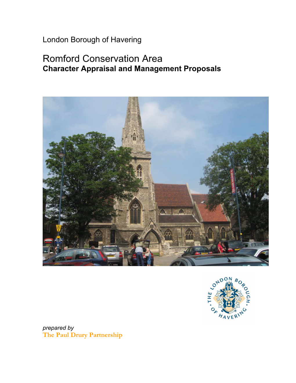 Romford Conservation Area Character Appraisal and Management Proposals