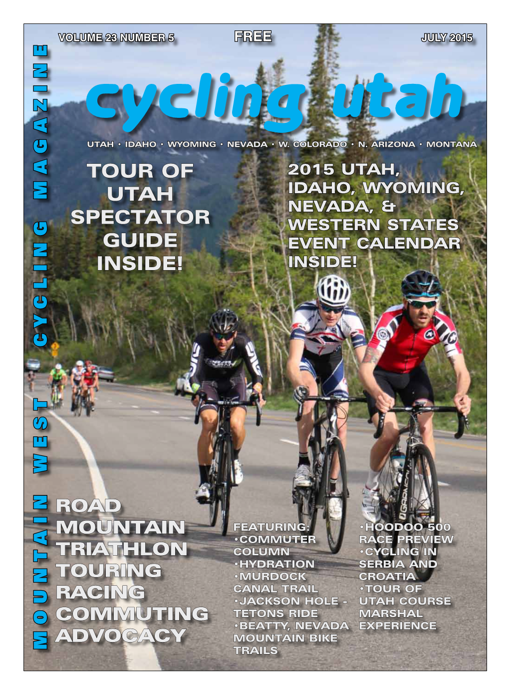 Cycling Utah Magazine July 2015 Issue
