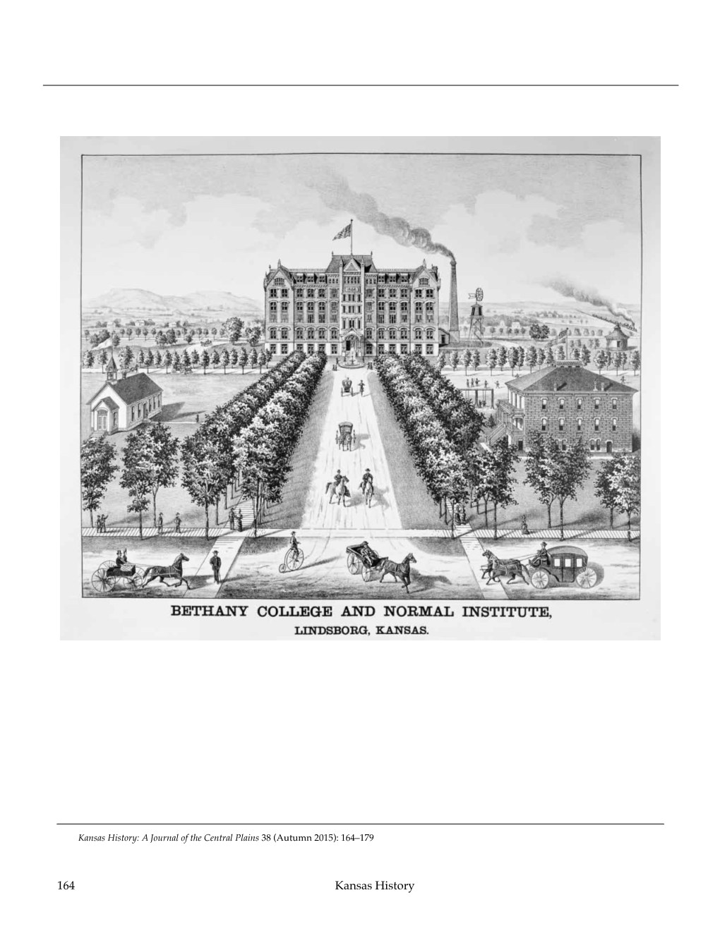 164 Kansas History “Old Main” at Kansas Colleges: Splendor, Survival, and Loss by Keith L