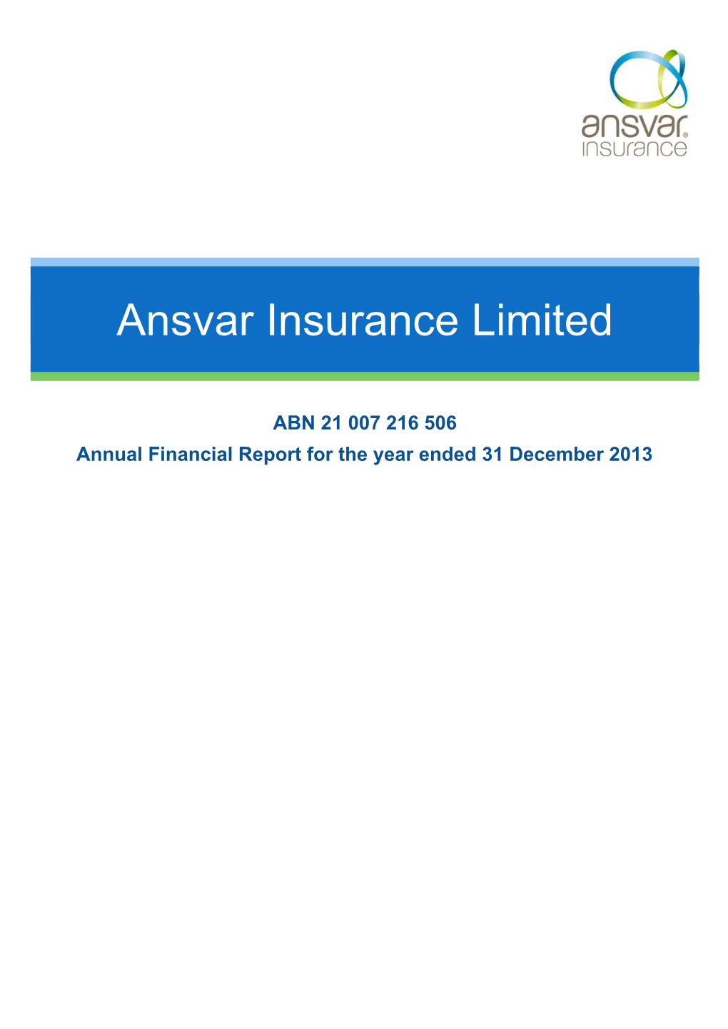 Ansvar Insurance Limited
