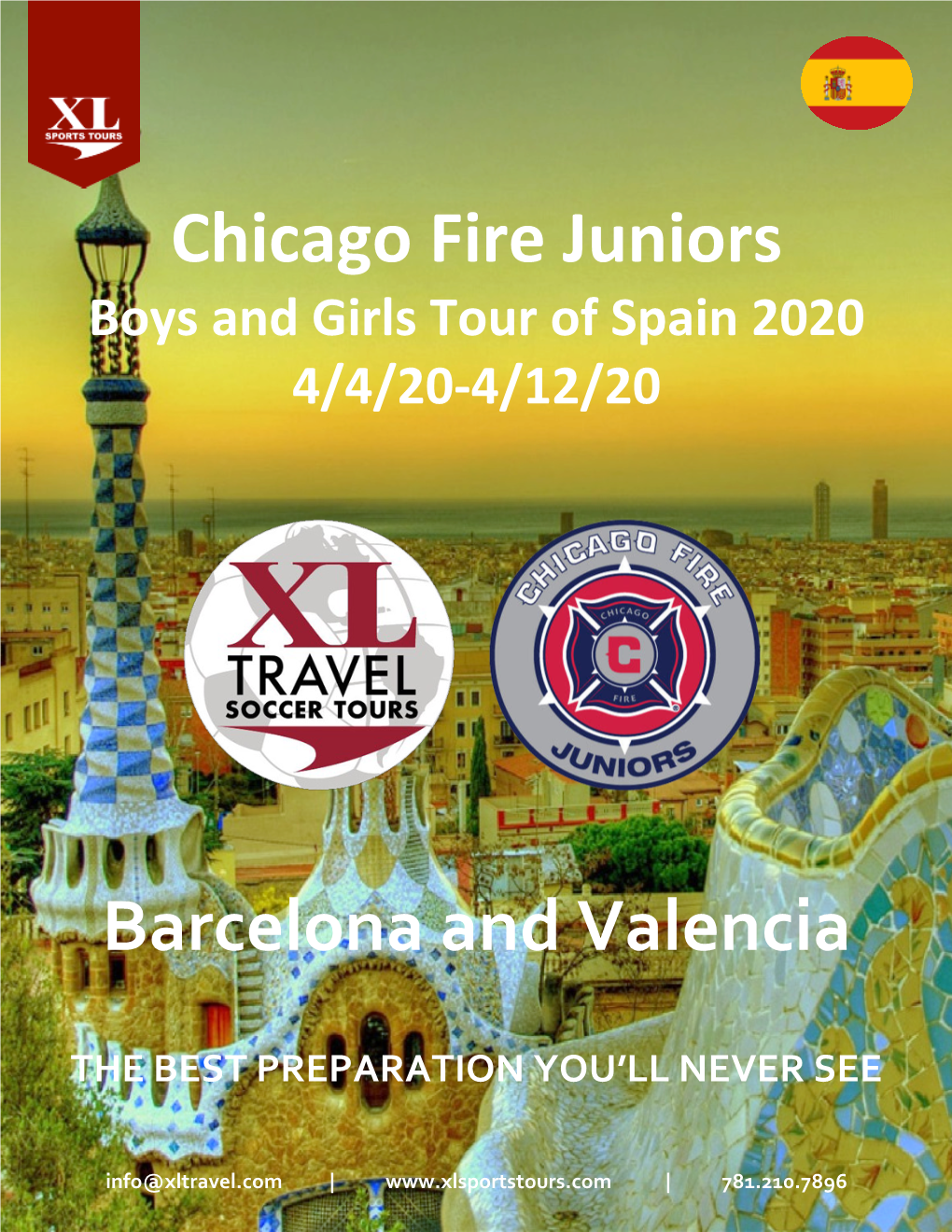 Chicago Fire Juniors Barcelona and Valencia