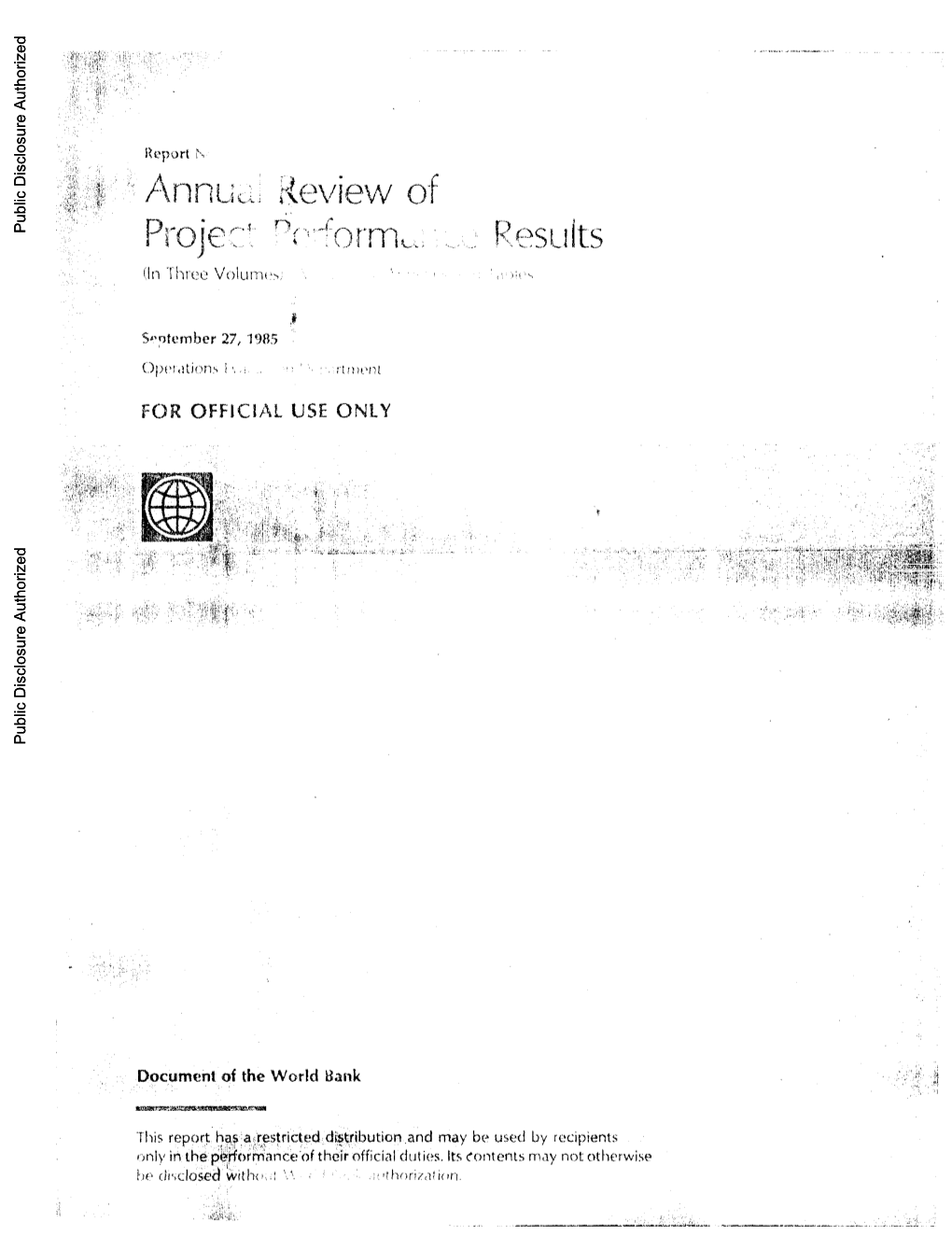 World Bank Document