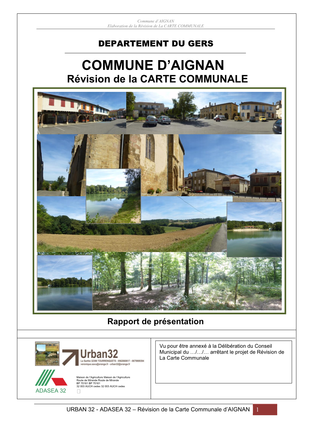 Plan Local D'urbanisme De Tourrenquets