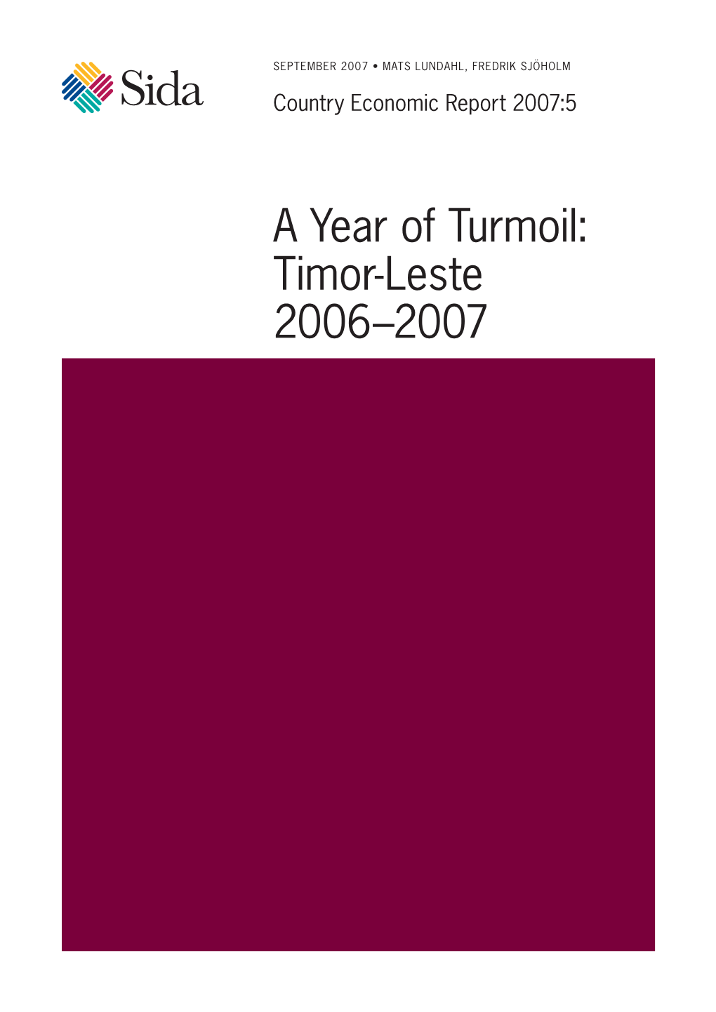 Timor-Leste 2006–2007