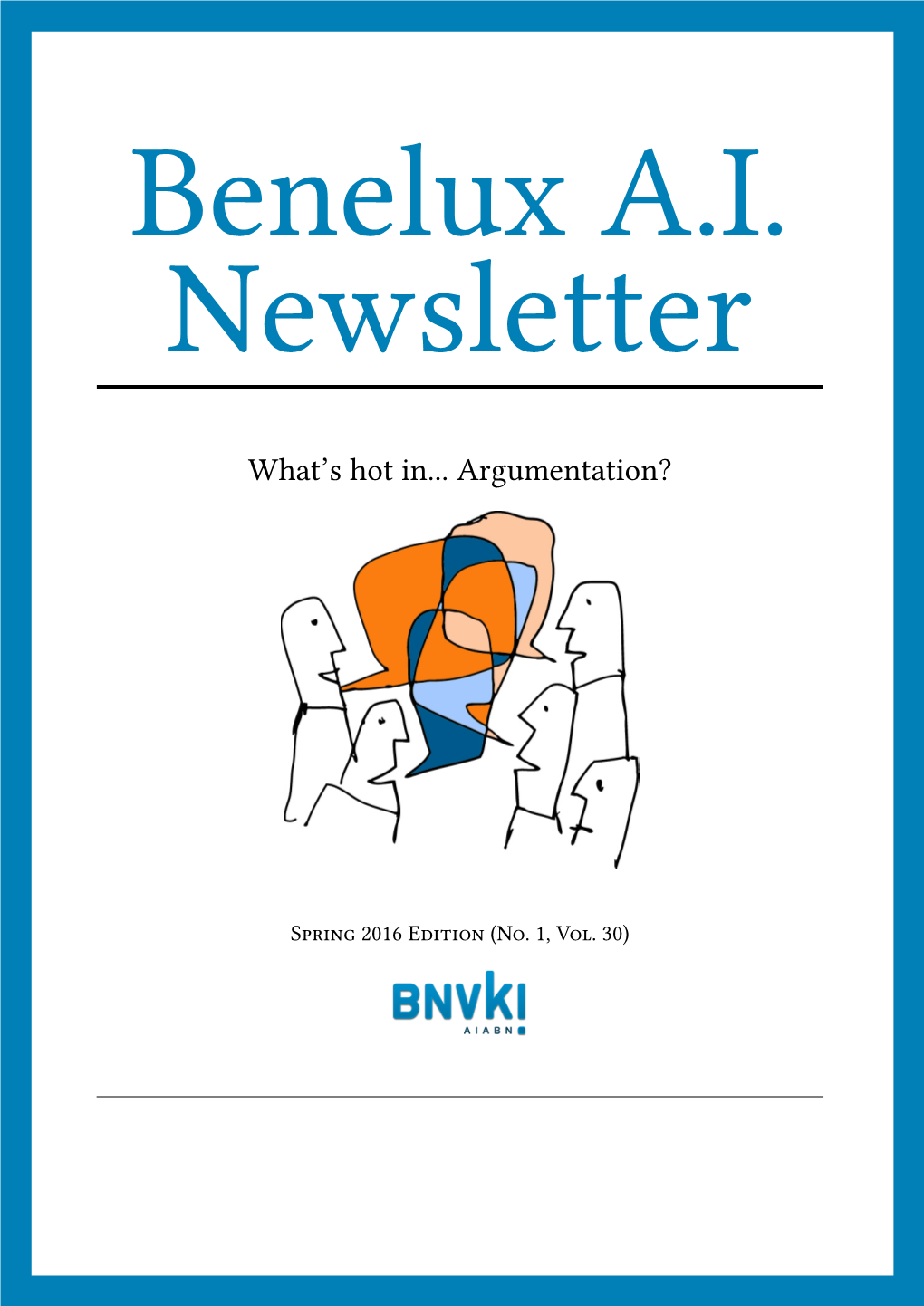 Benelux AI Newsletter Spring 2016