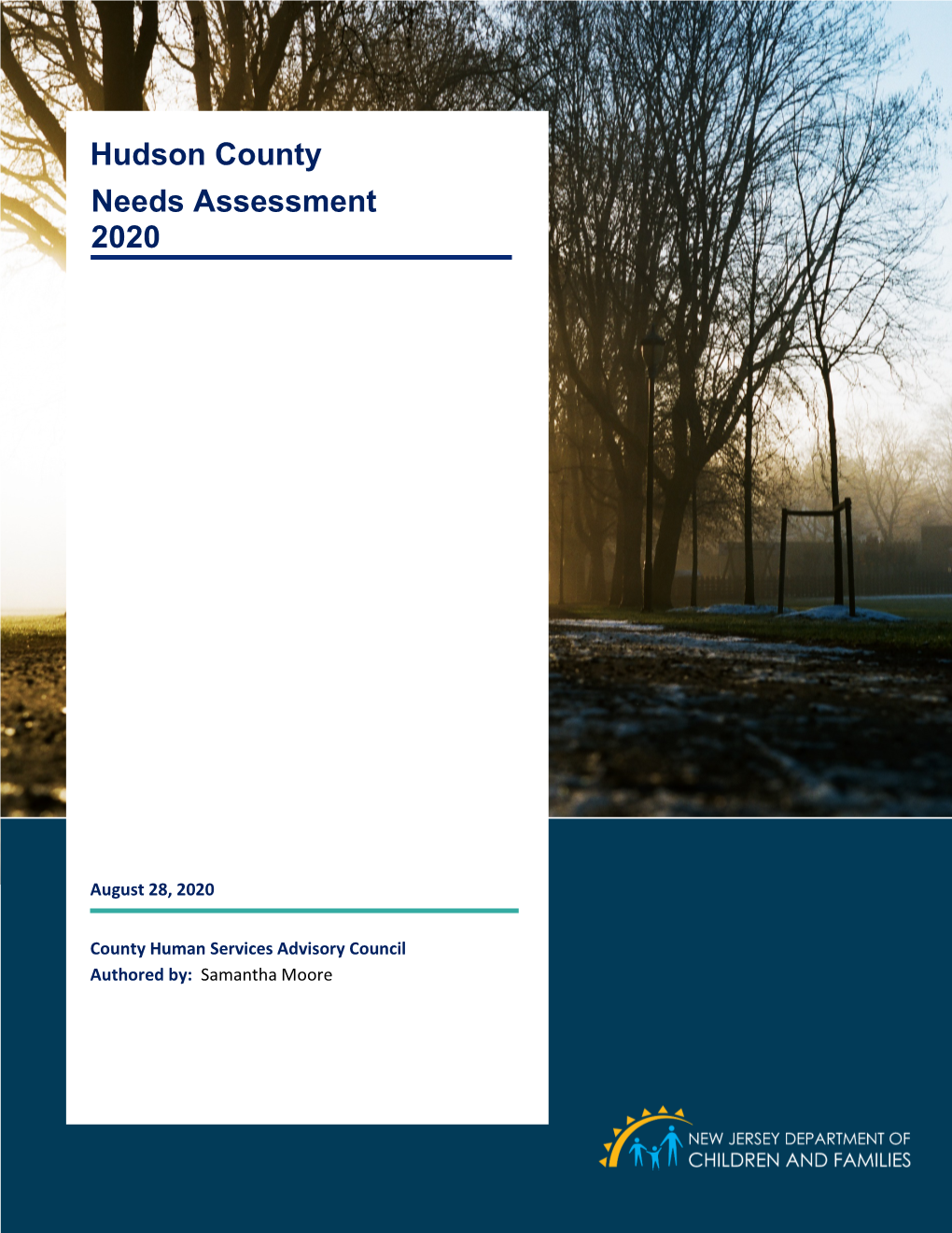 Needs Assessment 2020 Hudson County