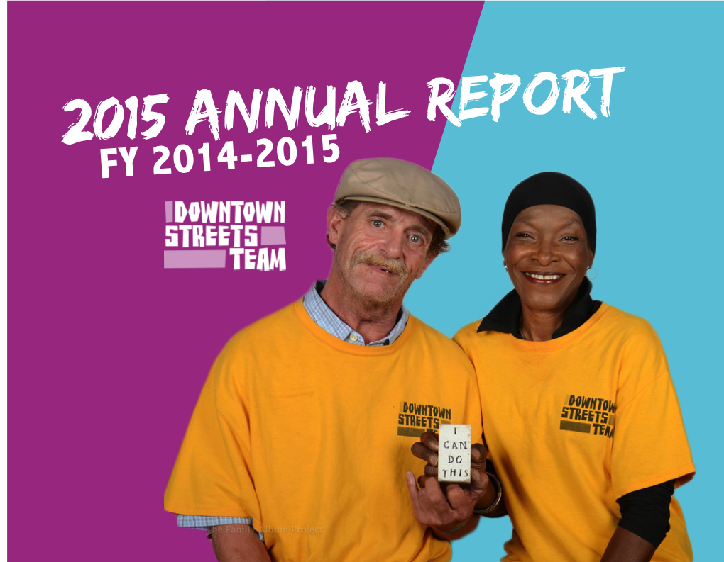 2015 Annual Report Fy 2014-2015 Table of Contents