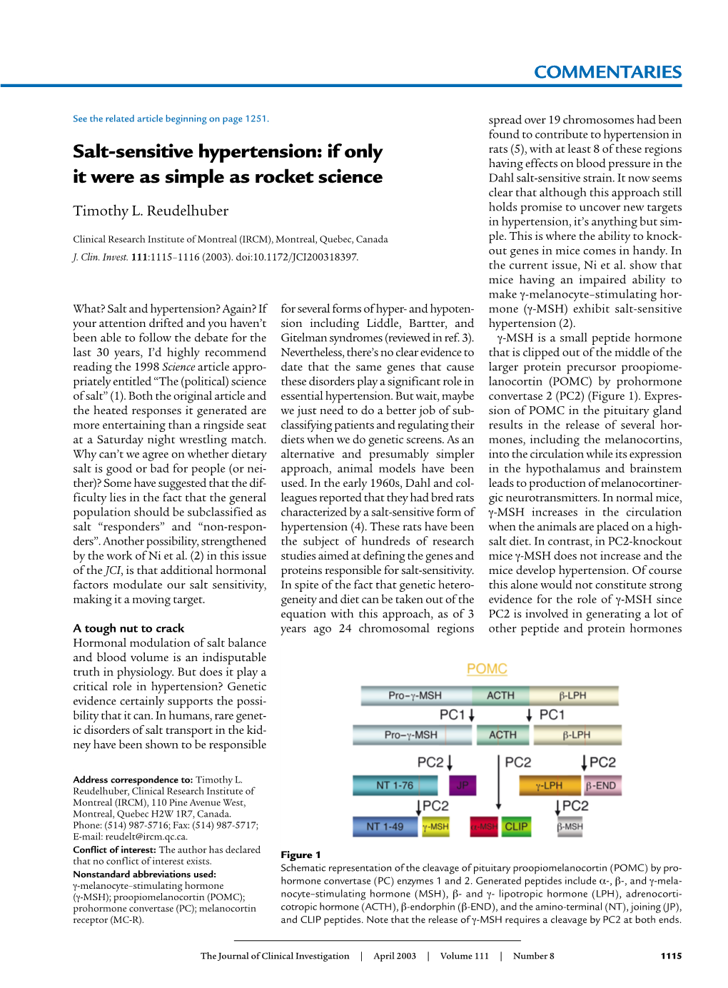 Salt-Sensitive Hypertension