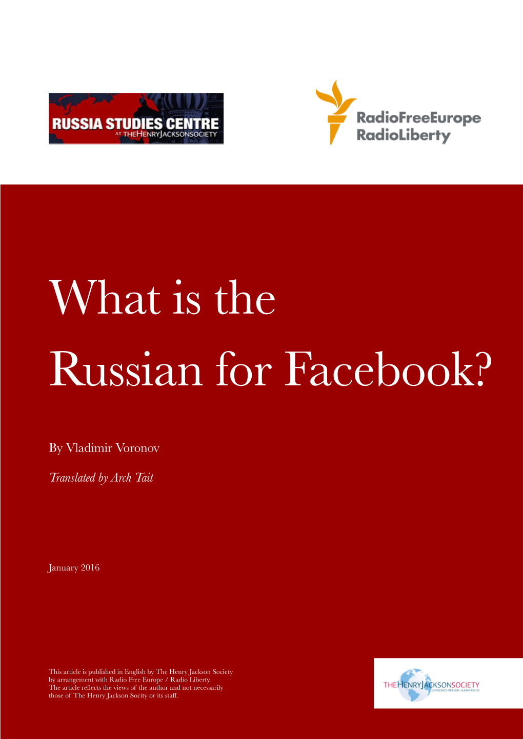 What Is the Russian for Facebook?