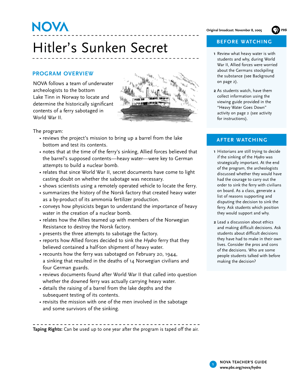 Hitler's Sunken Secret