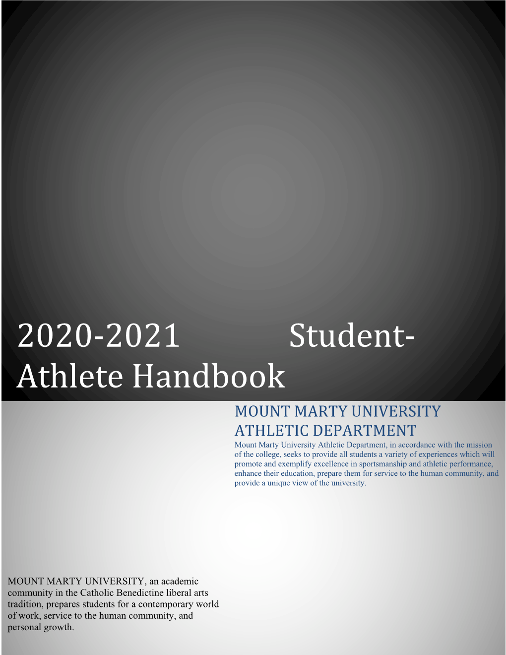 2020-2021 Student- Athlete Handbook