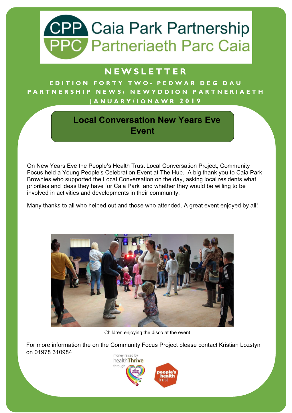 January Newsletter 2019