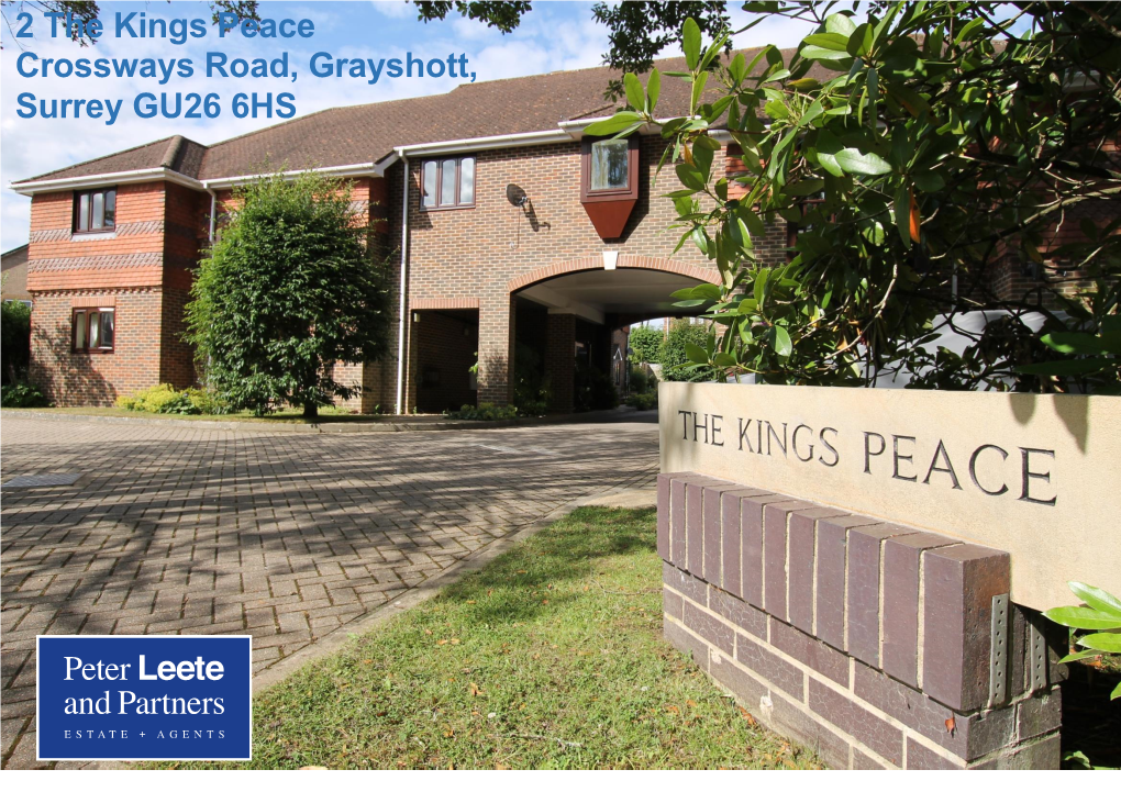 2 the Kings Peace Crossways Road, Grayshott, Surrey GU26 6HS