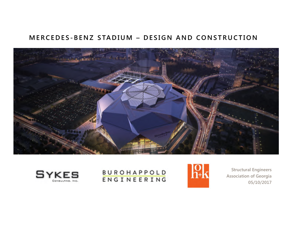 Mercedes-Benz Stadium – Design and Construction