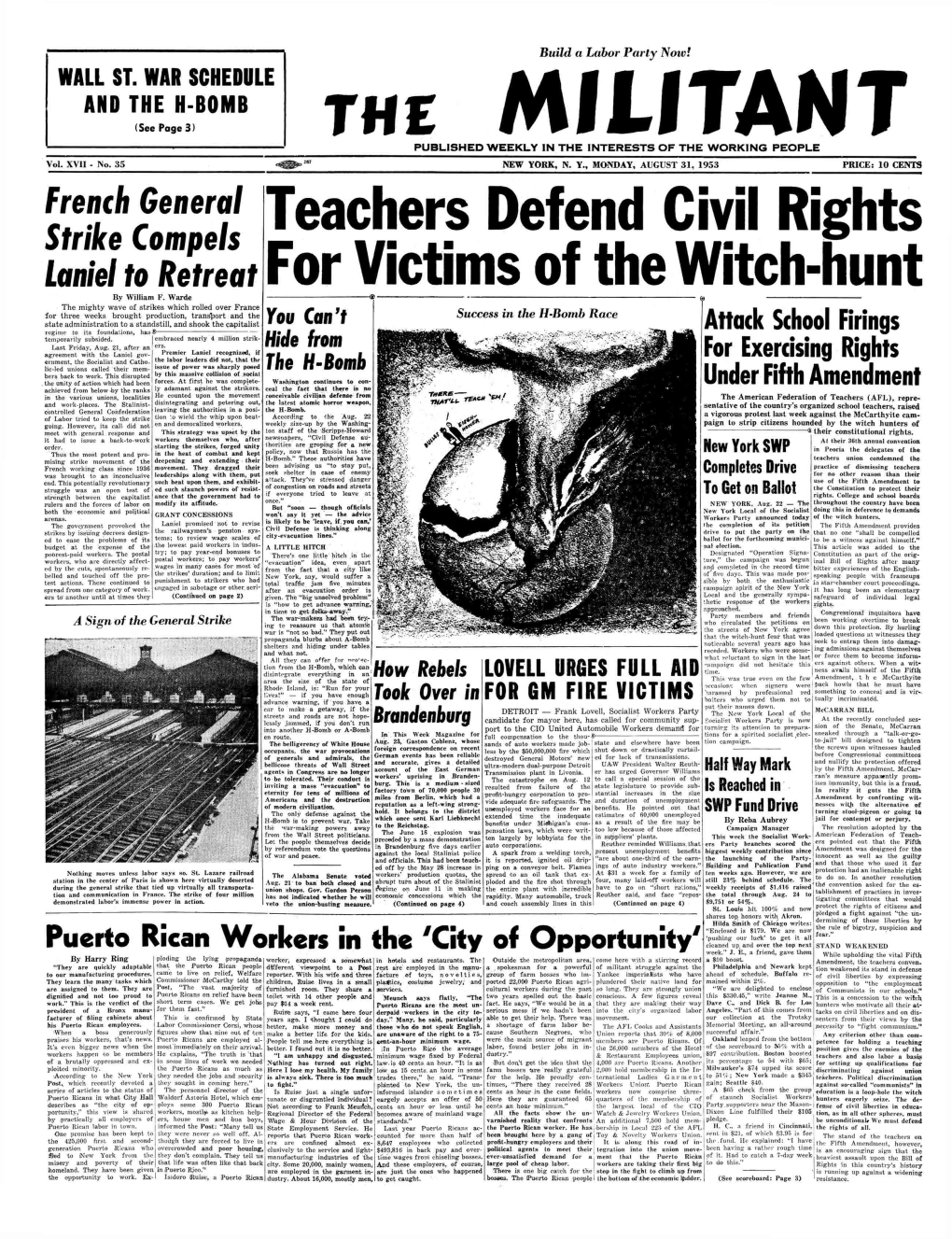 Teachers Defend Civil Rights for Victims of the Witch