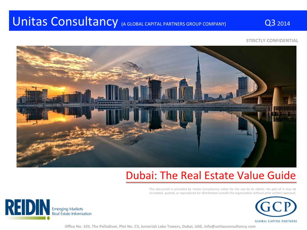 Dubai: the Real Estate Value Guide