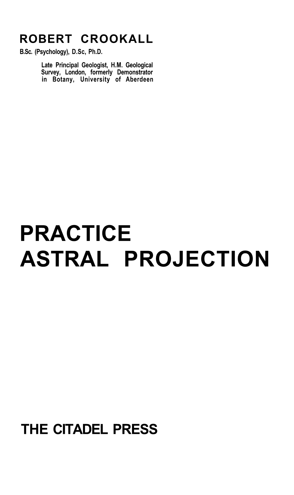 Practice Astral Projection