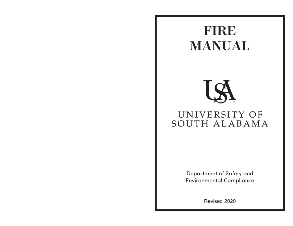 2020 USA Fire Manual