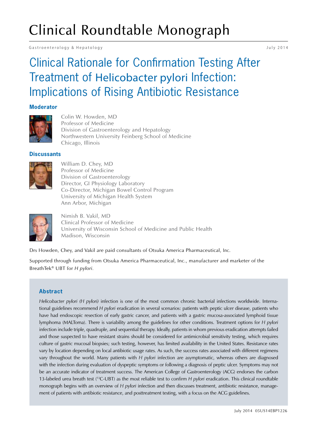 Clinical Roundtable Monograph