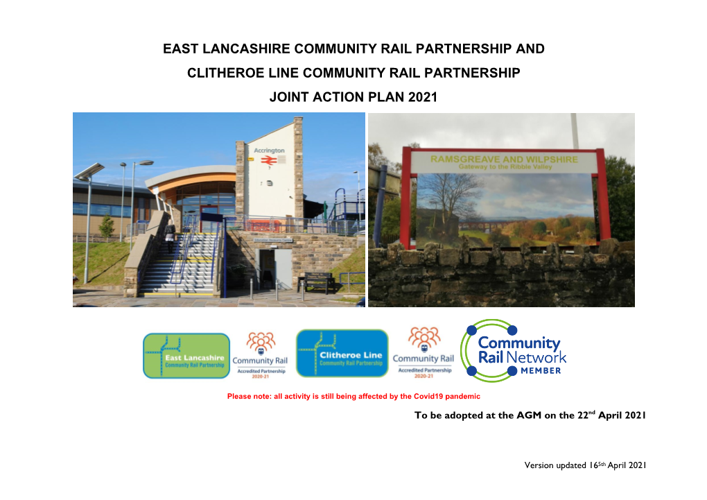 Joint Clitheroe Line & East Lancashire Crps