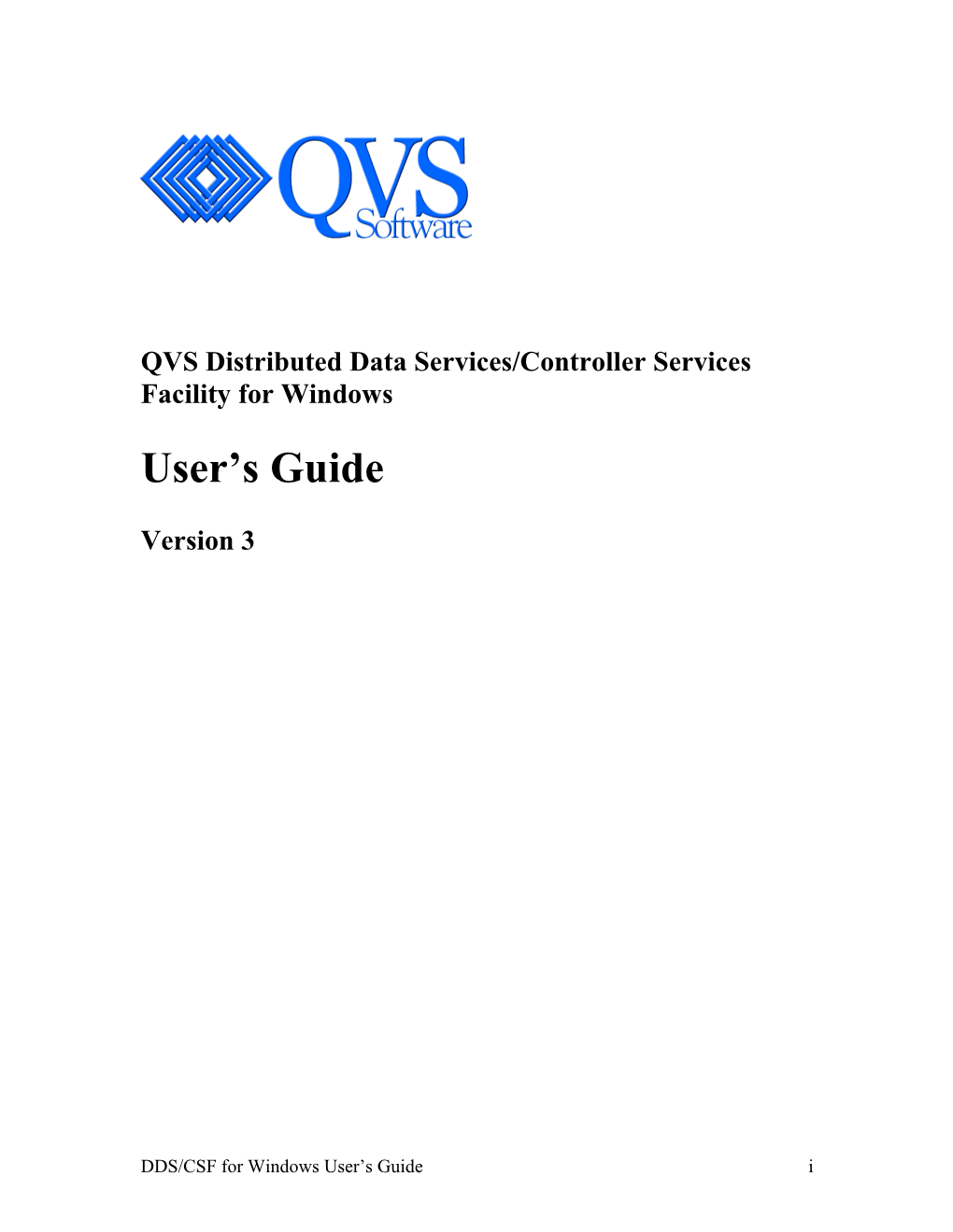 DDS/CSF for Windows User's Guide