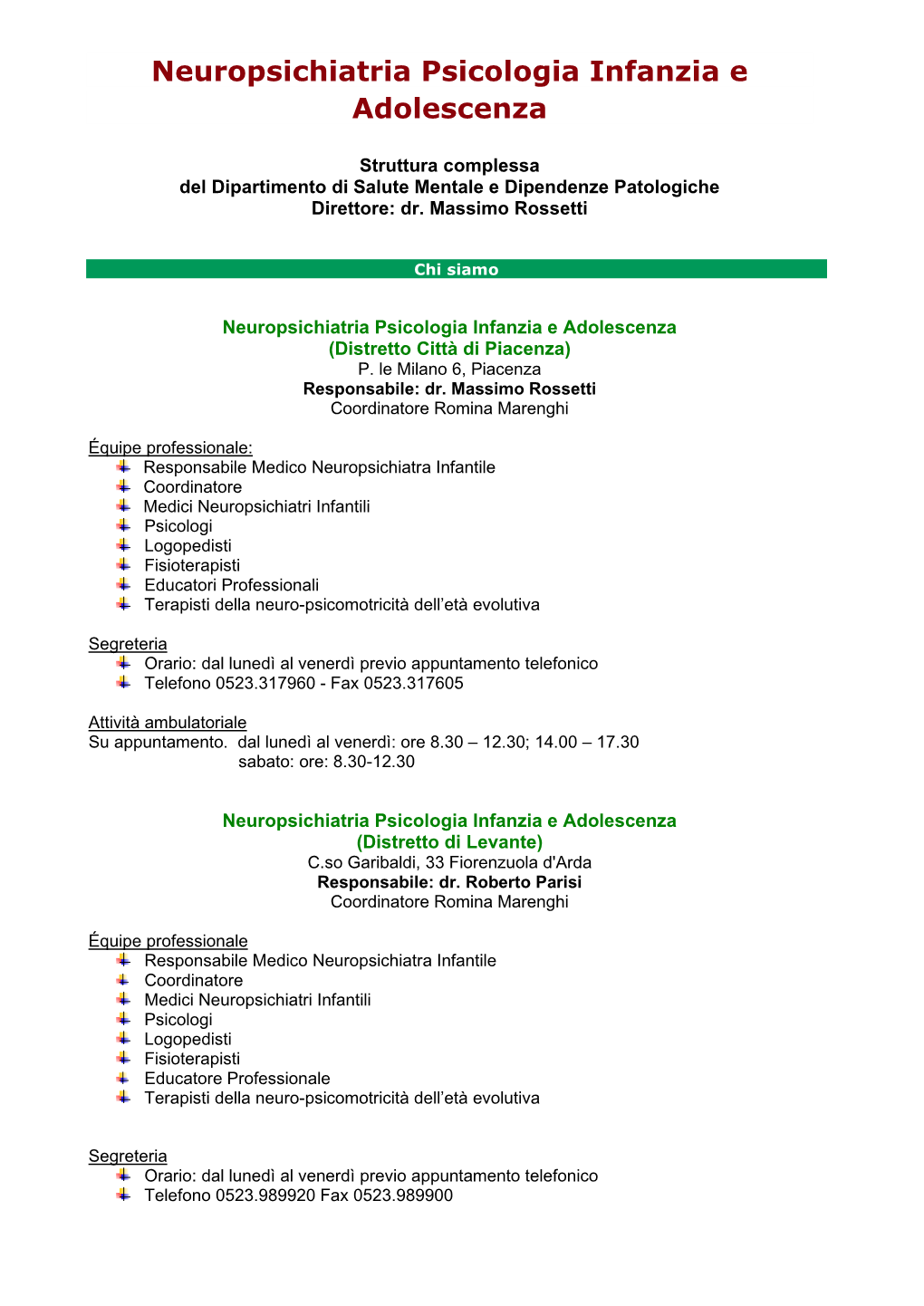 Neuropsichiatria Psicologia Infanzia E Adolescenza