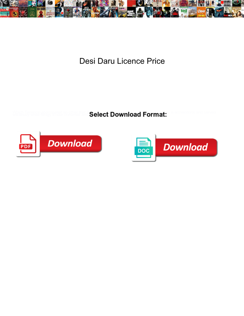 Desi Daru Licence Price