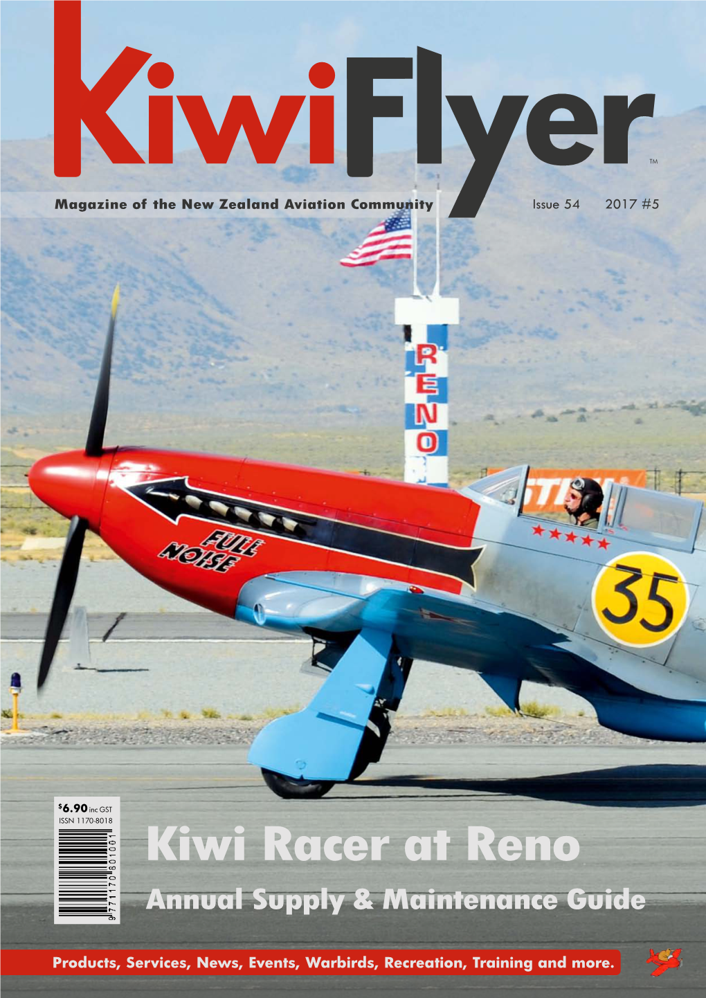 Kiwi Racer at Reno Annual Supply & Maintenance Guide