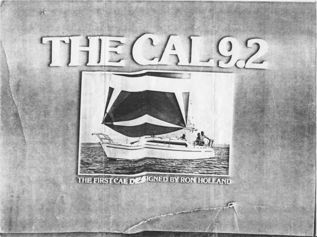 Cal 9.2 Owners Manual