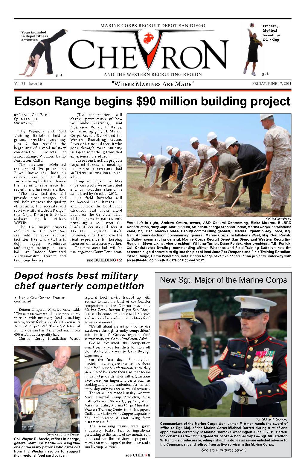 Edson Range Begins $90 Million Building Project by Lance Cpl