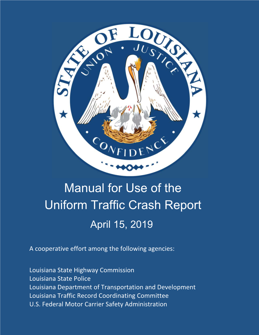 Louisiana Crash Report Manual 2019