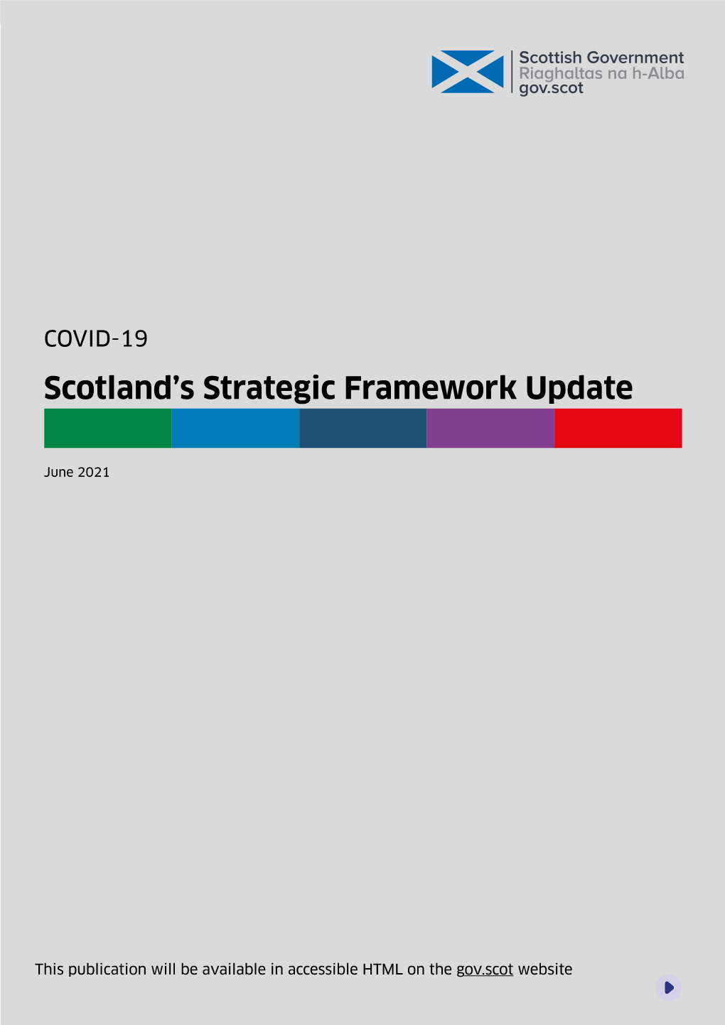 COVID-19 Scotland's Strategic Framework Update: June 2021