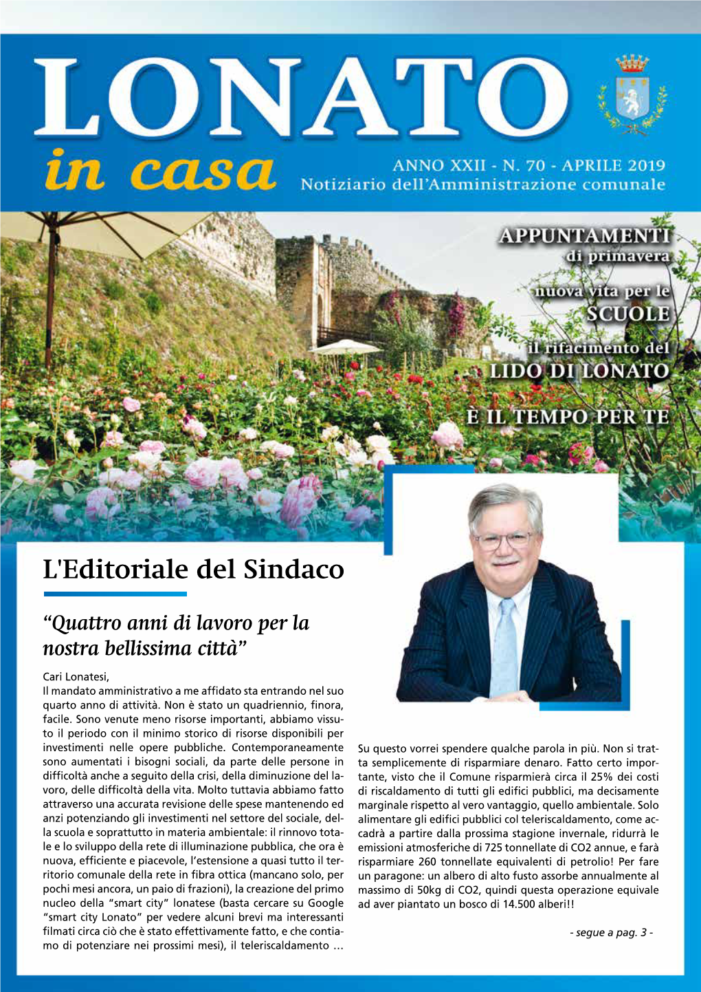 L'editoriale Del Sindaco