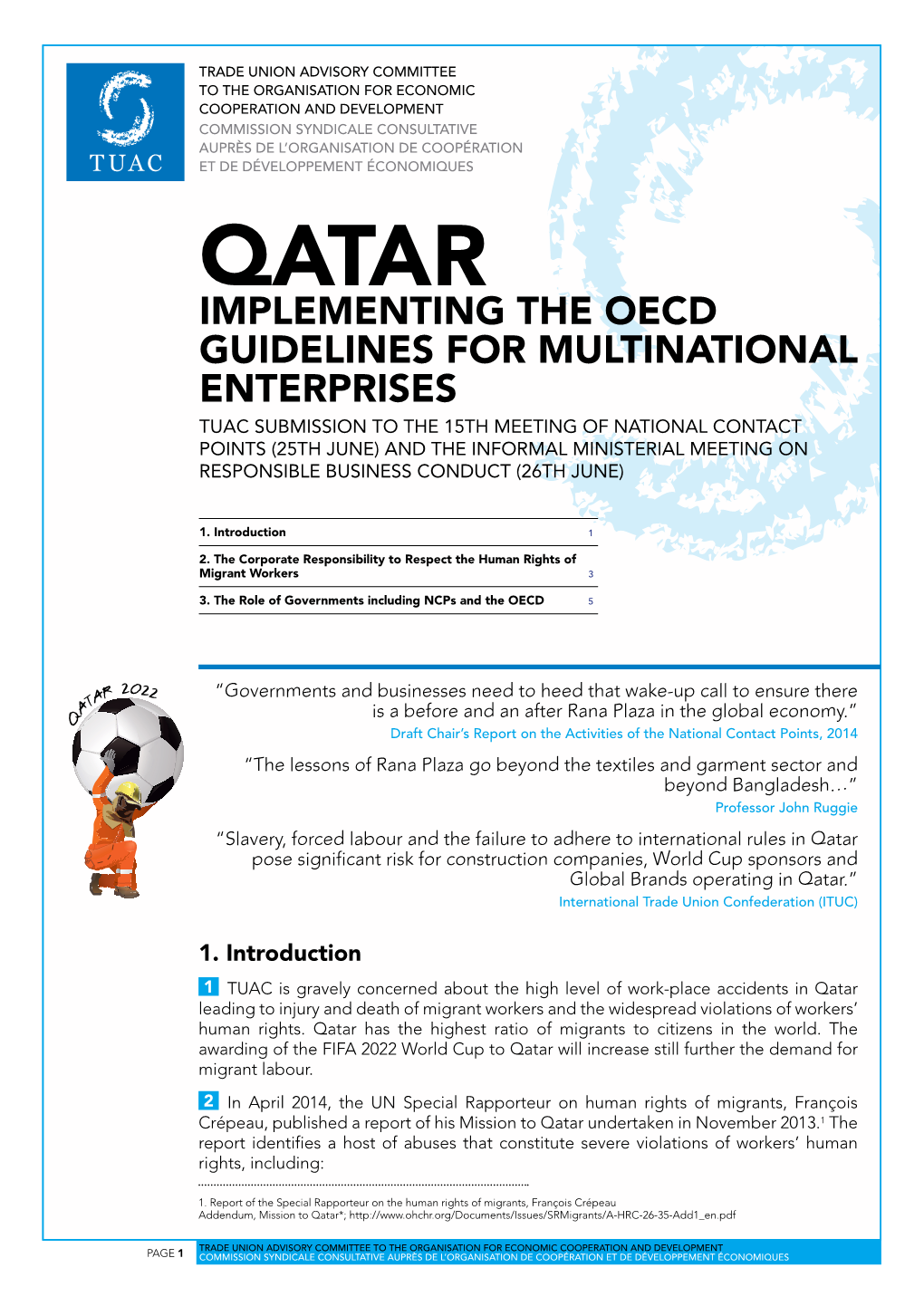 Implementing the Oecd Guidelines For