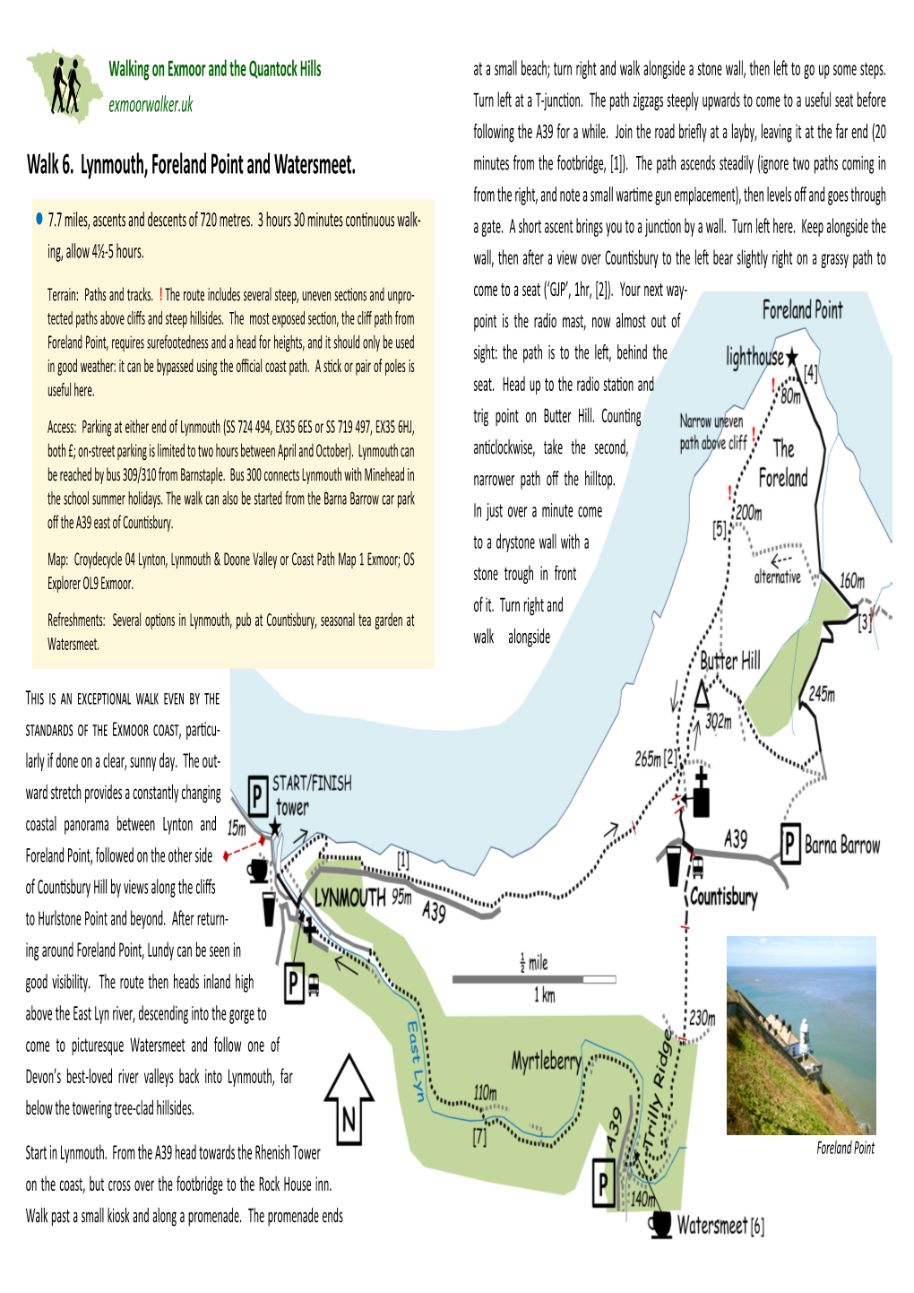 Walk 6 Lynmouth & Foreland