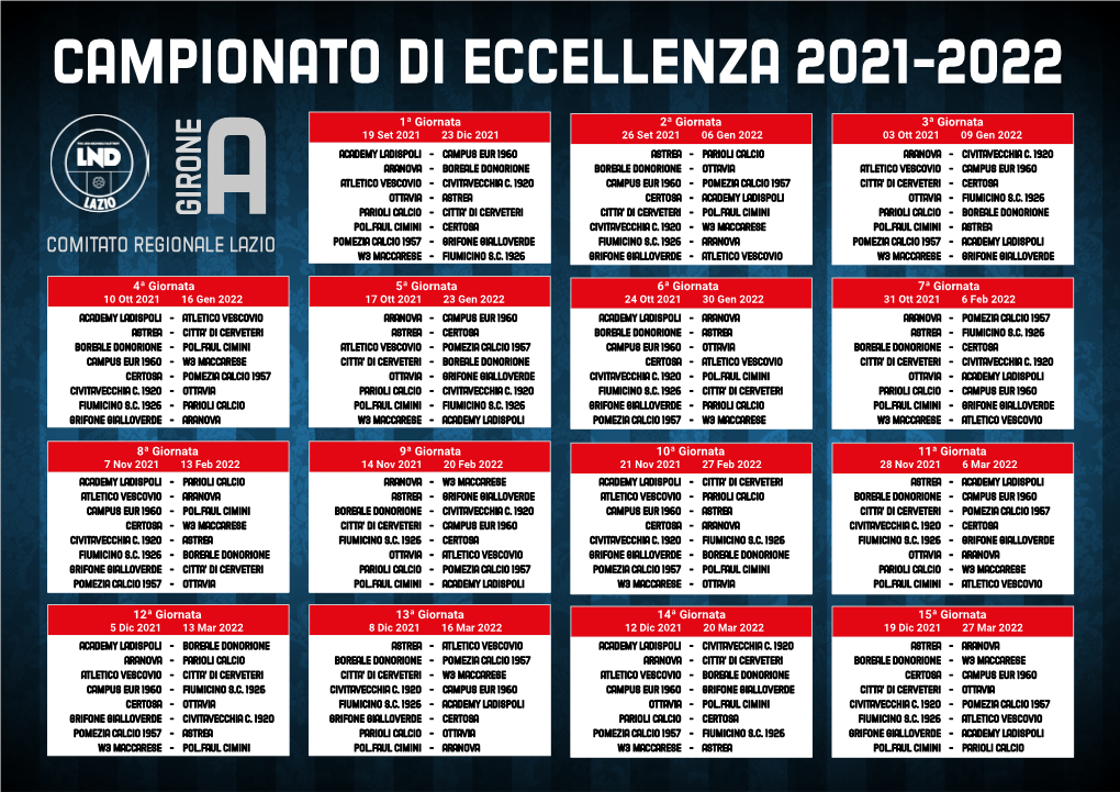 Campionato Di Eccellenza 2021-2022