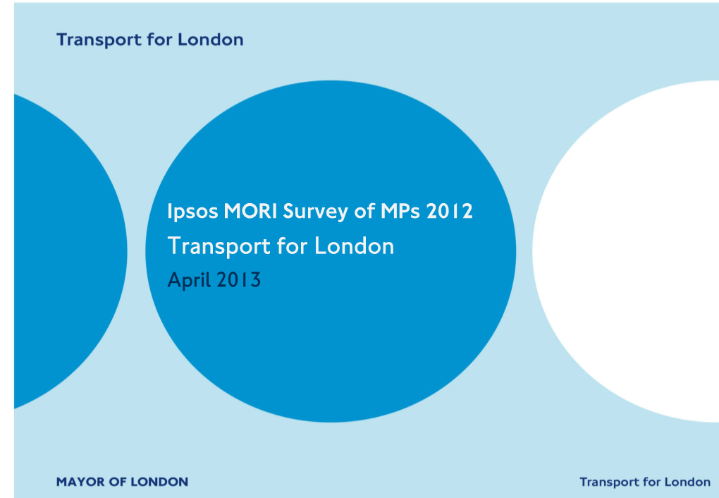 Ipsos MORI Winter Survey Of