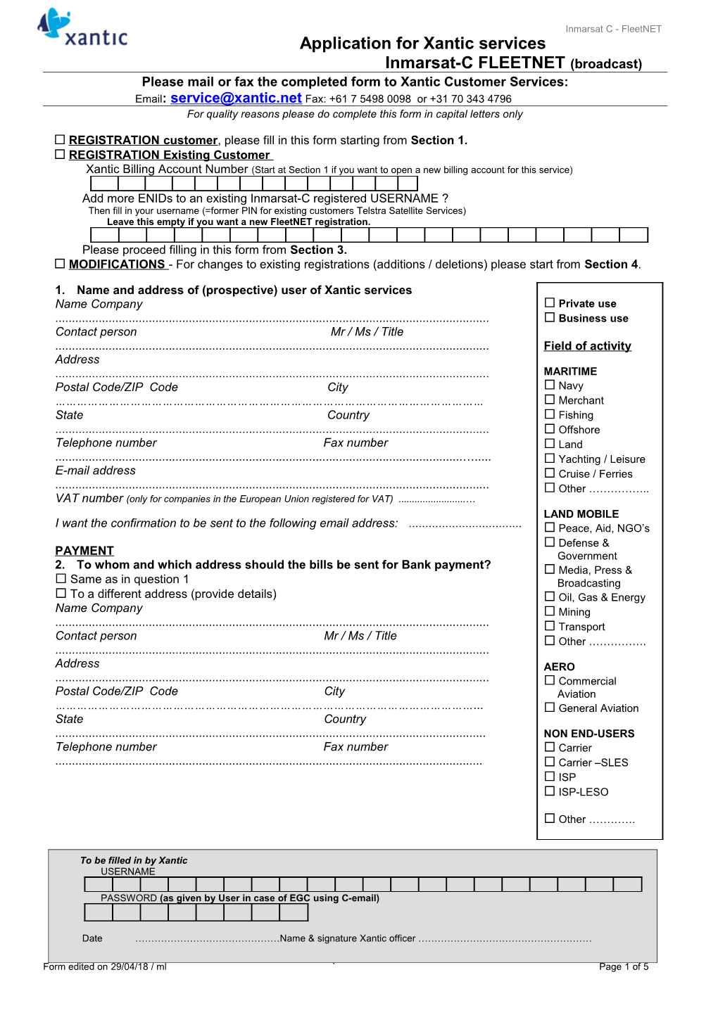 Aanvraagform Data Reporting & Polling