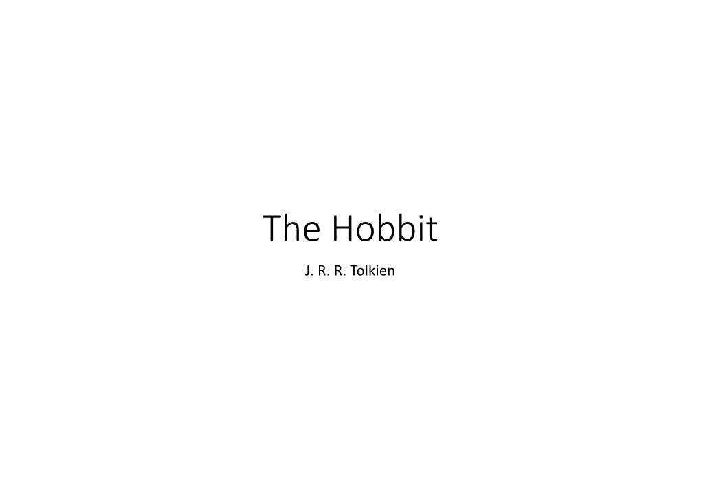 The Hobbit J