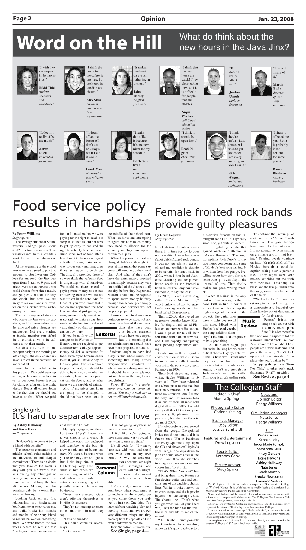 Food Service Policy Results in Hardships