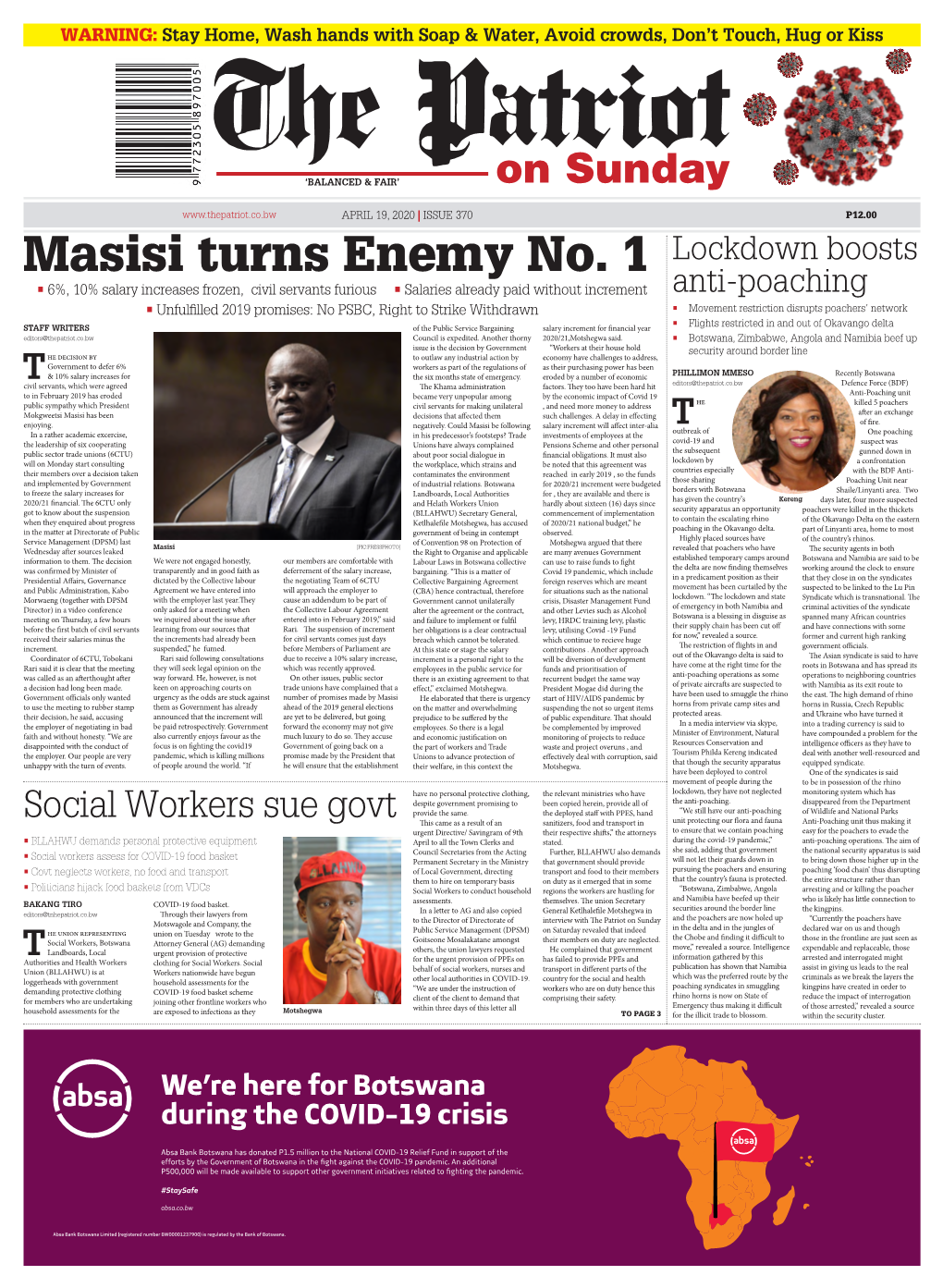 Masisi Turns Enemy No. 1