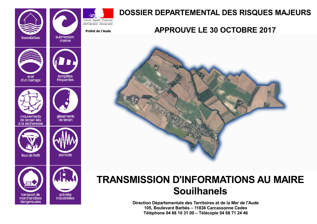 TRANSMISSION D'informations AU MAIRE Souilhanels