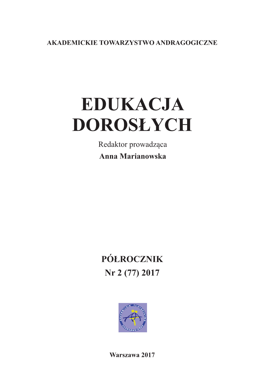 Edukacja Dorosłych (2 (77) 2017)