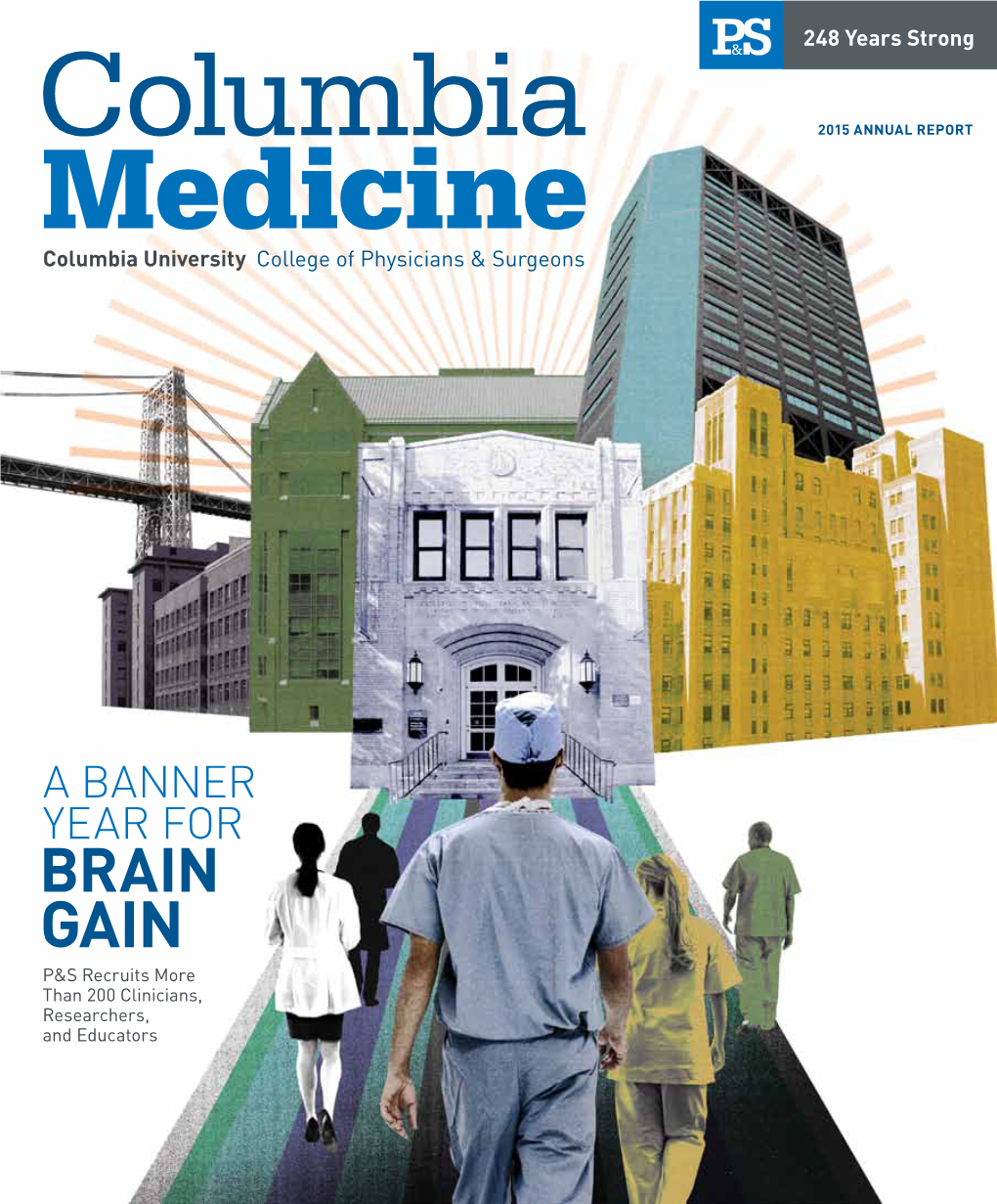 Columbia Medicine 2015 Annual Report
