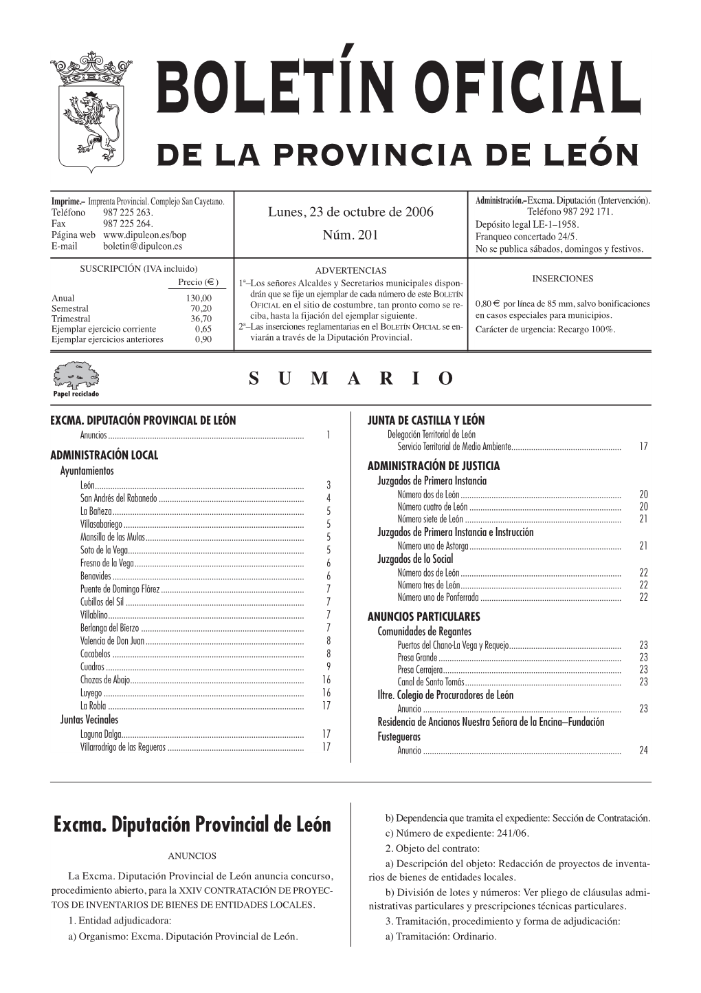 De La Provincia De León