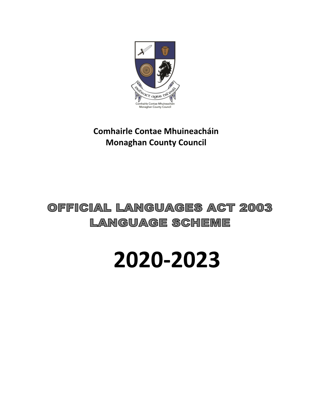 Comhairle Contae Mhuineacháin Monaghan County Council